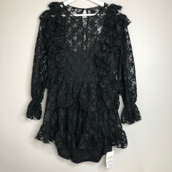 storets Dresses & Skirts - Storets black lace dress
